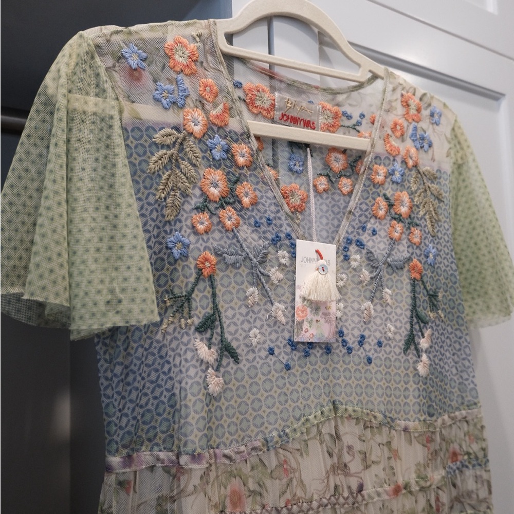 Johnny Was WINX MESH DRESS - Picture 6 of 10